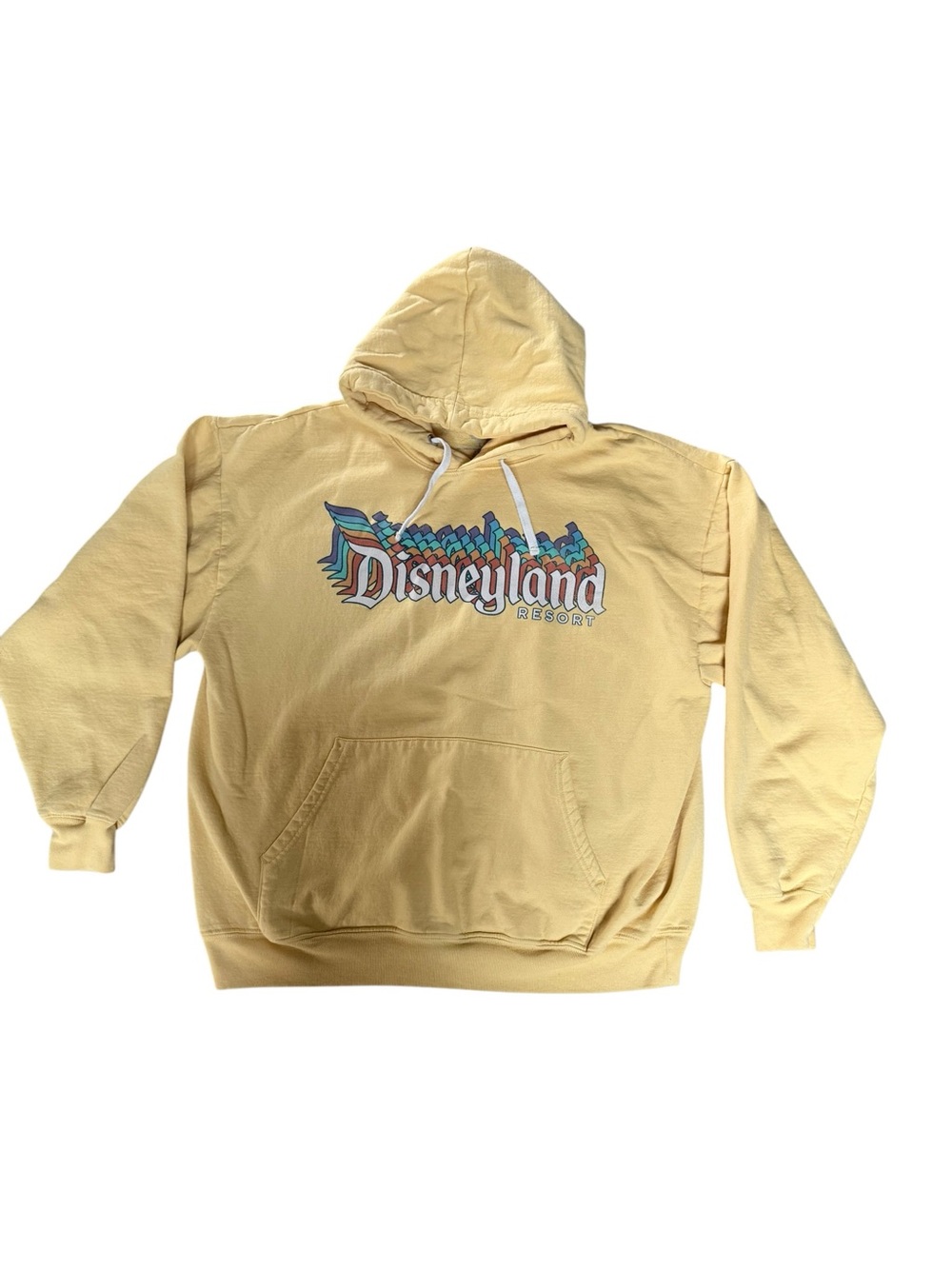 Disneyland Yellow Vintage-Inspired Hoodie